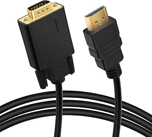 Miniatura 8 de VAlinks Cable HDMI a VGA de 10 pies9.8 ft, chip incorporado 1080P adaptador HDMI a VGA (hombre a macho) convertidor de video compatible con