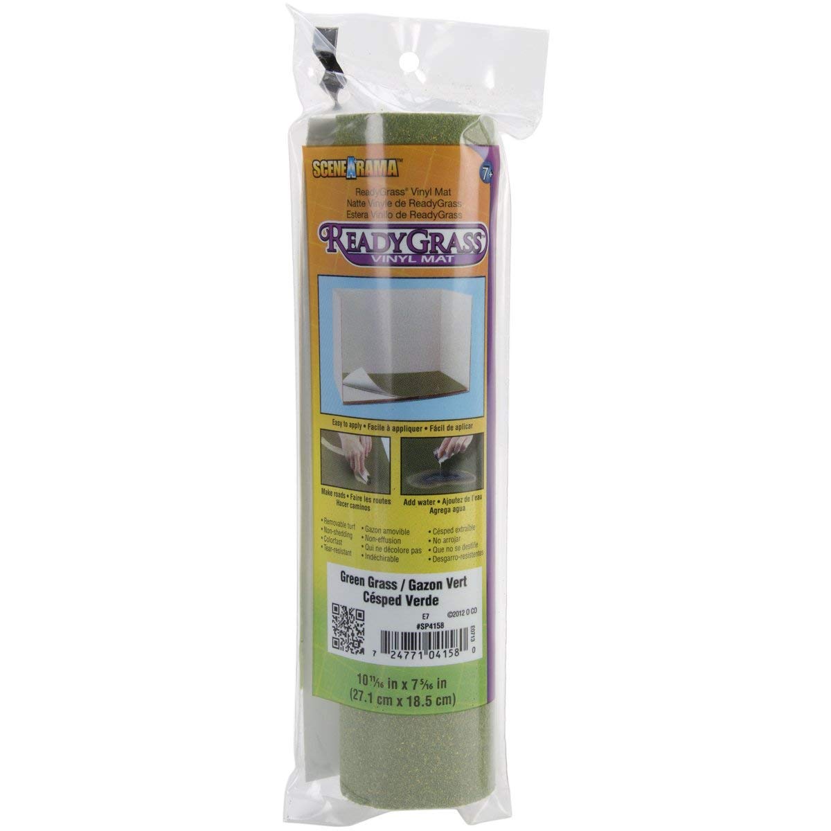 Herbe verte Woodland Scenics tapis herbe synthétique diorama train