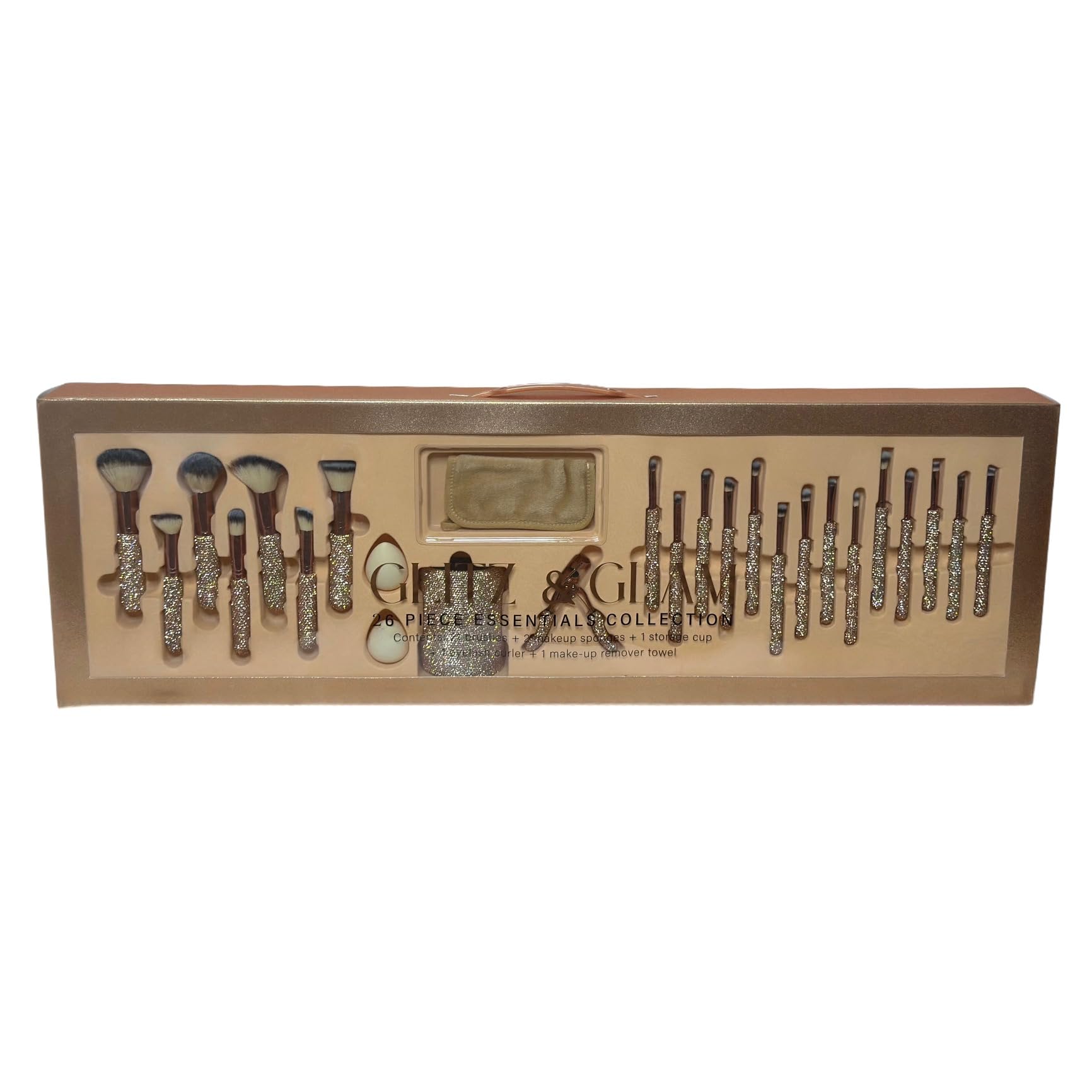 Glitz & Glam | CHAMPAGNE 26pc Brush Set