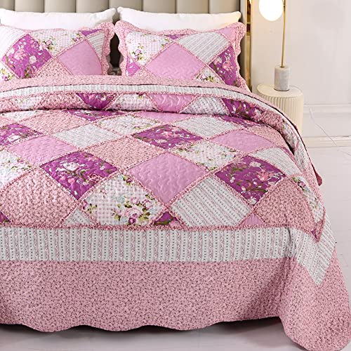 Picks Of 15 Best Pink Quilt Queen Size For 2022 You Don't Wanna Miss