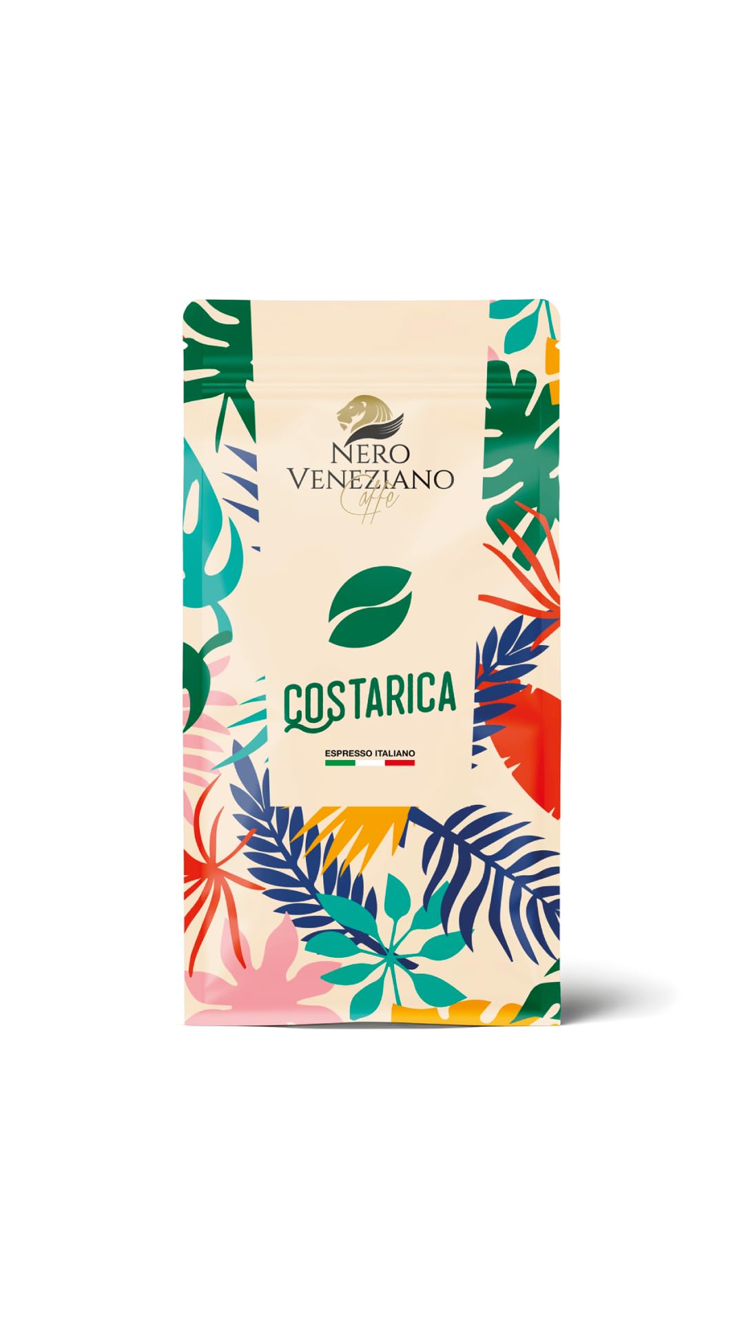 Nero Veneziano Collection, Kit Degustazione - Brazil, Costa Rica & Kenya, Caffè in Grani Premium 15x1 Kg, Tostatura Media, Artigianale Italiano, Per Espresso e Automatiche