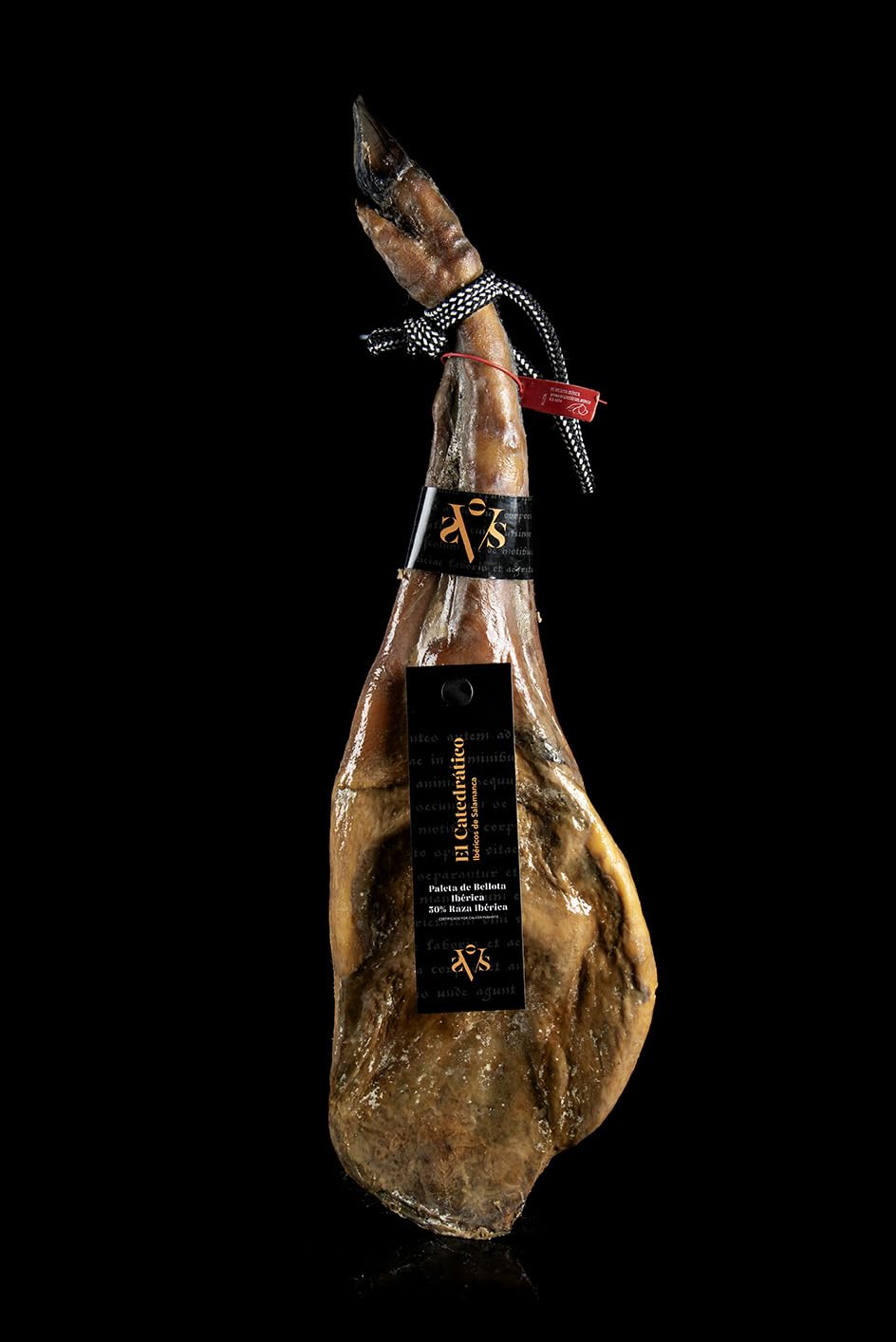 El Catedrático | Paleta de Cebo Ibéricas de Campo 50% Raza Ibérica Cortadas a Máquina 100g | Pack 10 o 20 Sobres al Vacío | Sabor Suave y Textura Firme (Pack 10 Sobres)