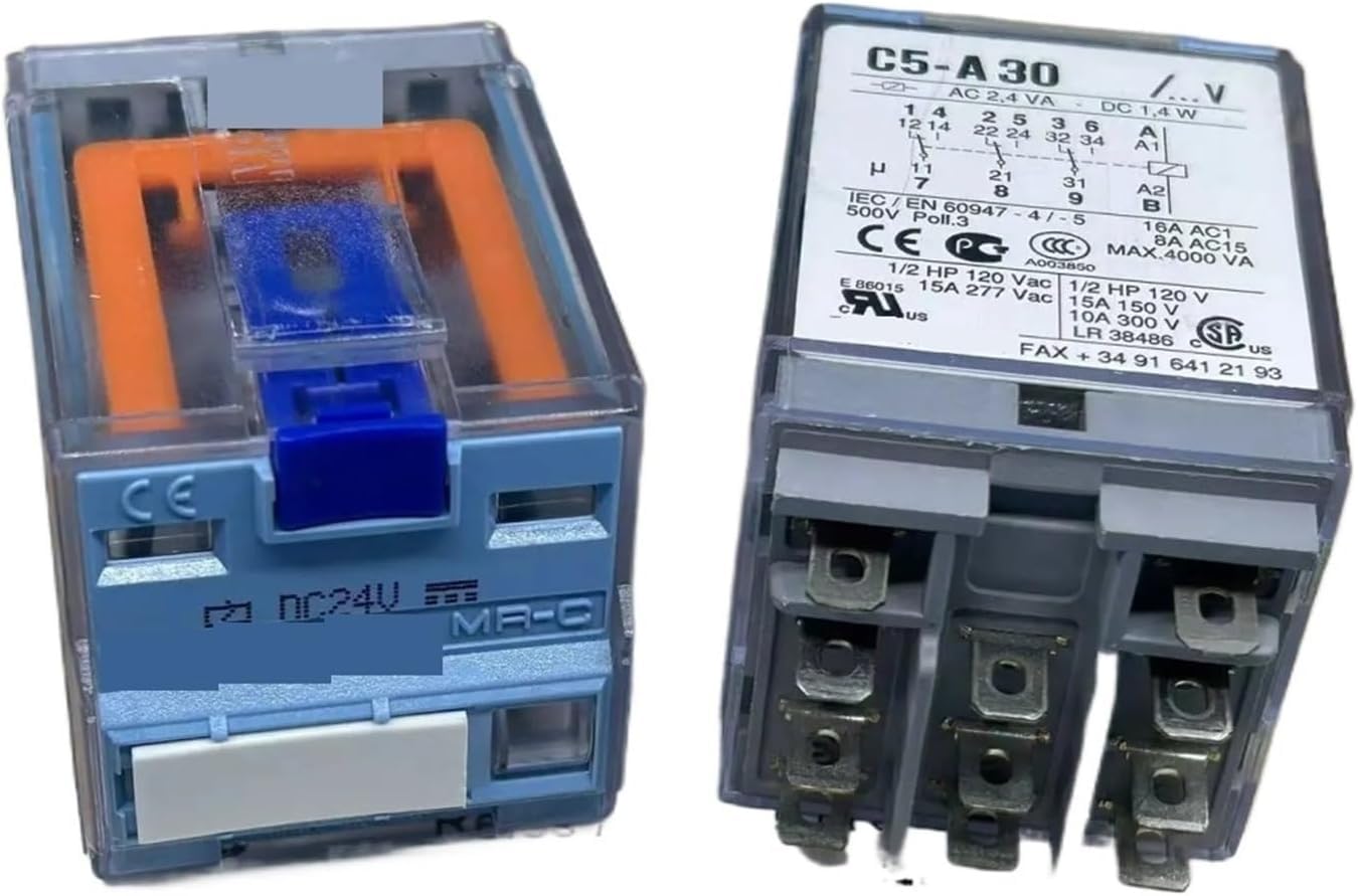 Relais de puissance C5-A30 DC24V pour gestion de chauffage et pompes