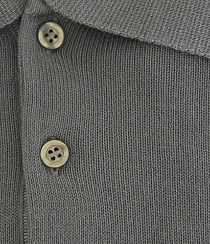 Cotton-Modal Blend Polo Big Mens Taupe Sweater3