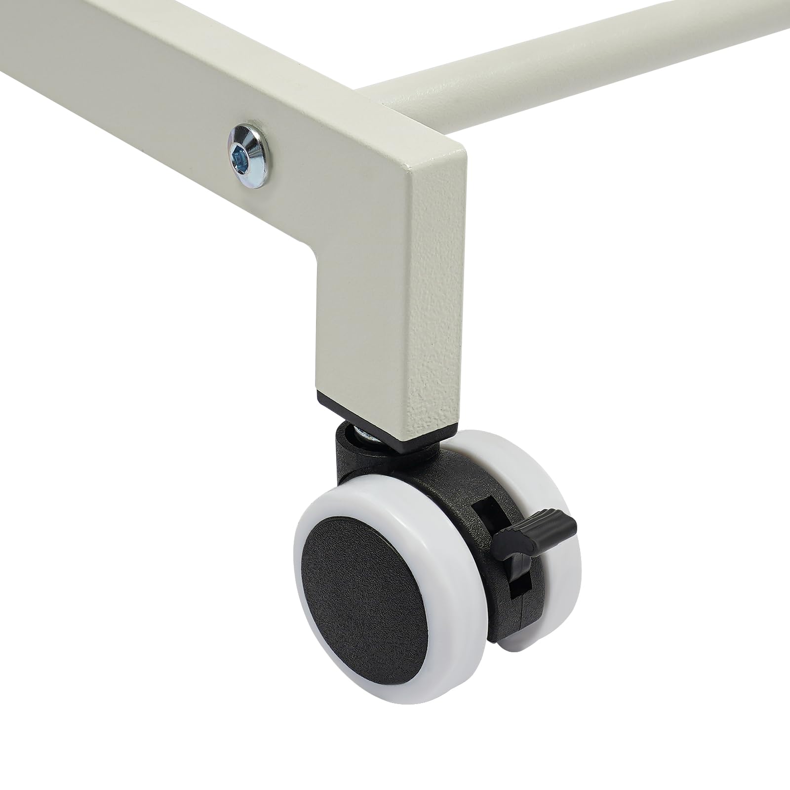 Expositor con 4 cestas con ruedas, cesta apilable, cesta para roedores de productos, soporte de rejilla, carrito de cocina, carrito de cocina grande, almacenamiento móvil