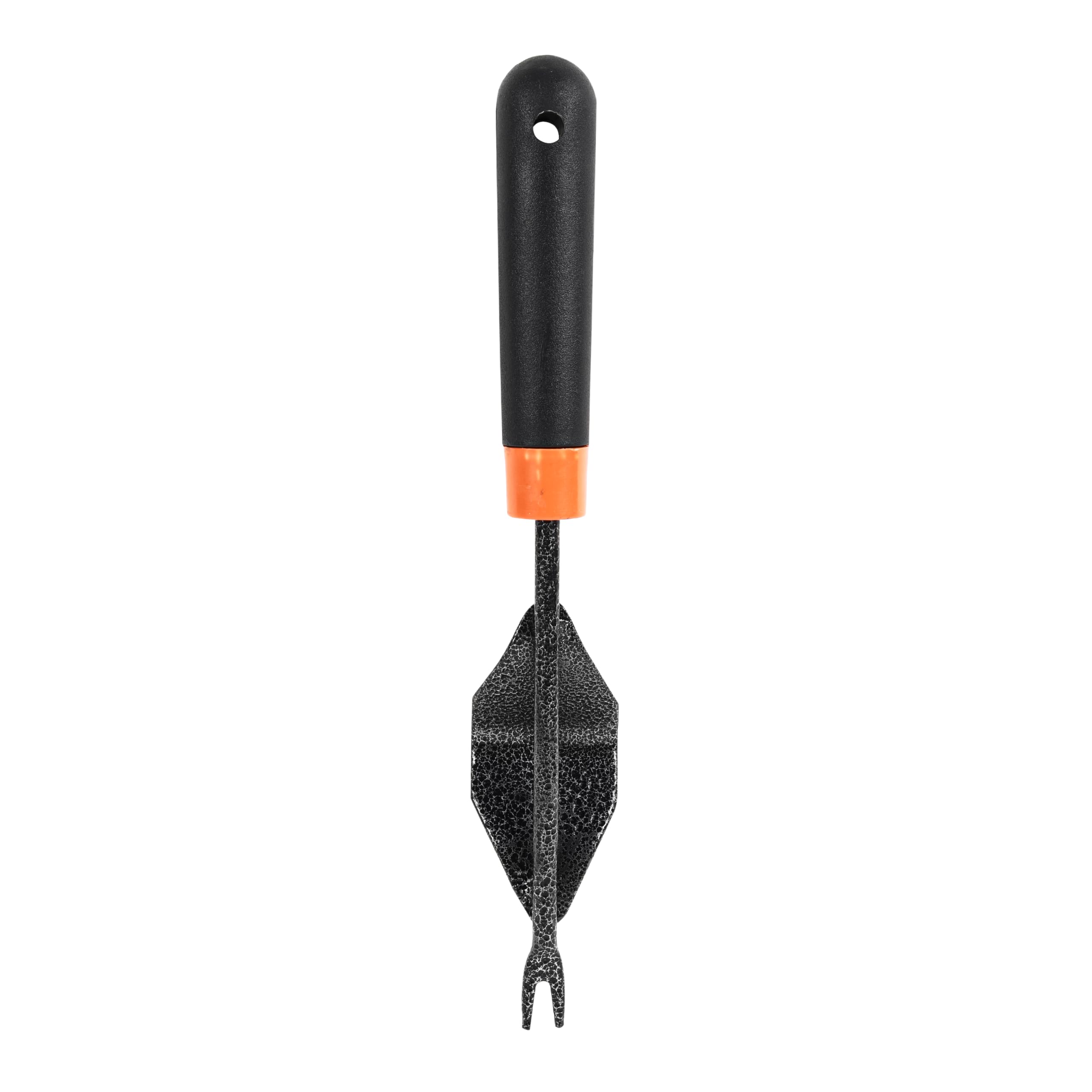 Spartan Seeds Hand Weeder | Weed Remover Agriculture Tool | Weeding Tool for Terrace Garden |Durable Hand Weeder for Garden |Garden Plants Weeder for Lawn (Pack of 1, Orange Handle, Black Blade)