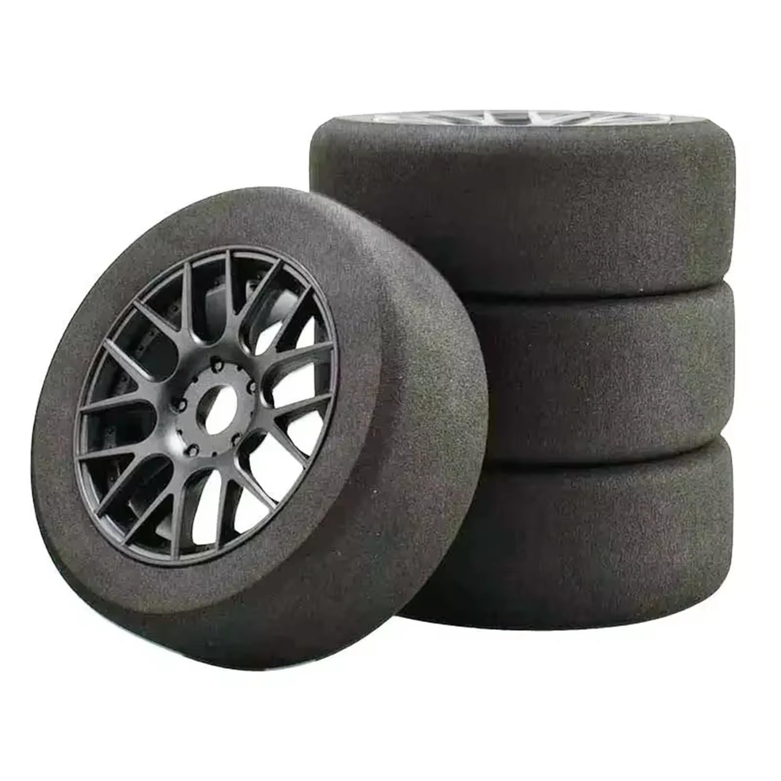 Rc Tire Jante pour HSP pour Voiture De Course pour HPI 17mm Hex 1/8 RC Pneus en Mousse Jantes 118mm Ensemble(A)