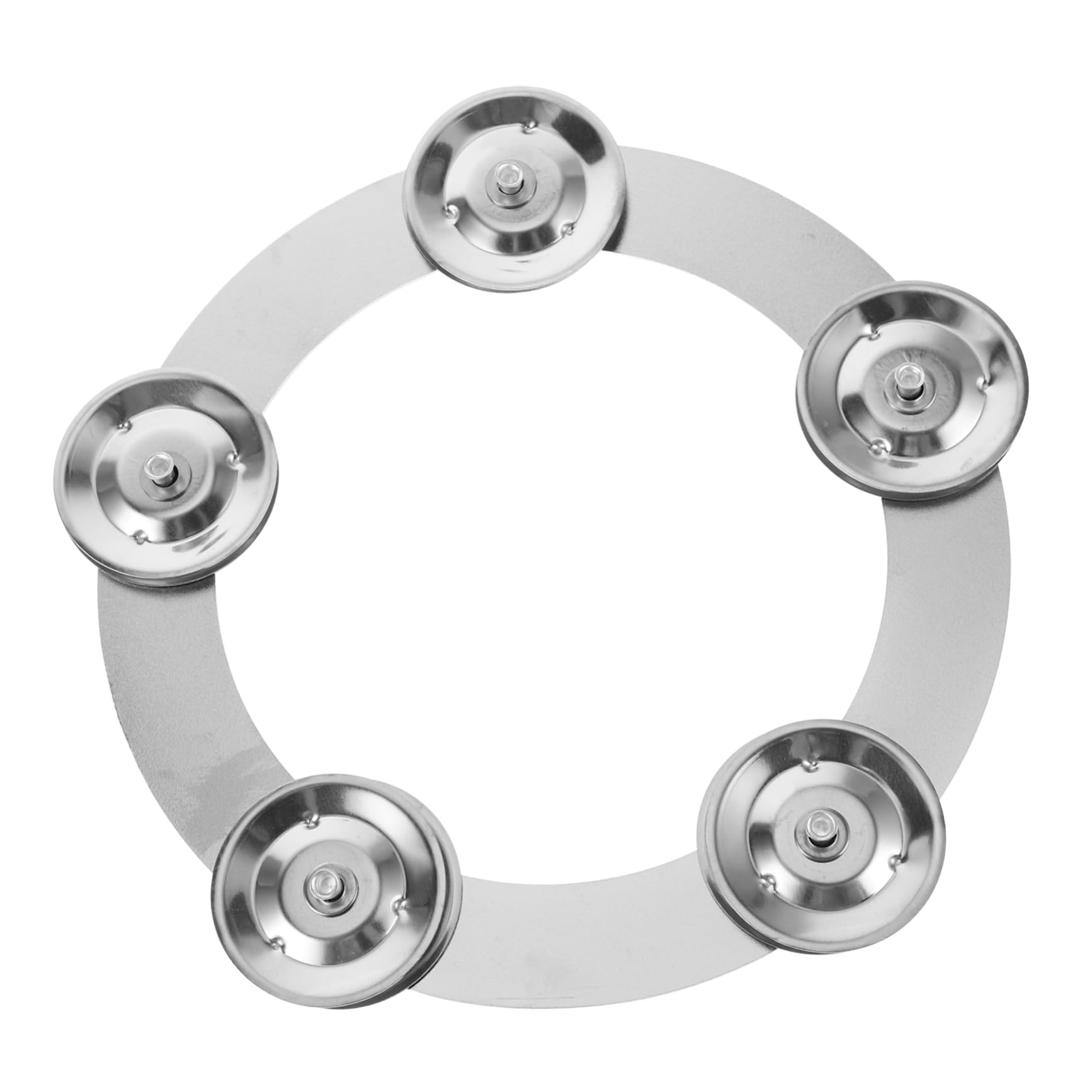 Anillo de Pandereta Metálico para Platillo Splash de Batería, Mejora Efectos de Sonido y Calidad Acústica para Bateristas Profesionales y Prácticas