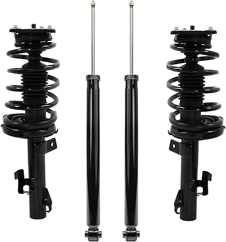 Miniatura 18 de Detroit Axle - Amortiguadores para Chevy Trailblazer EXT SSR GMC Envoy XL XUV Buick Rainier Saab 9-7x Isuzu Ascender 2 puntales delanteros con