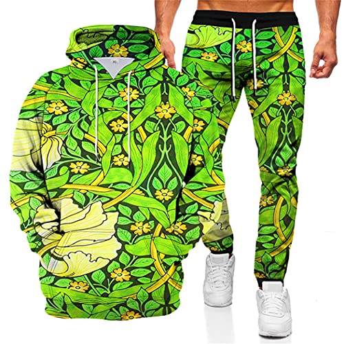 Ensemble sweat à capuche imprimé 3D au style Harajuku décontracté unisexe