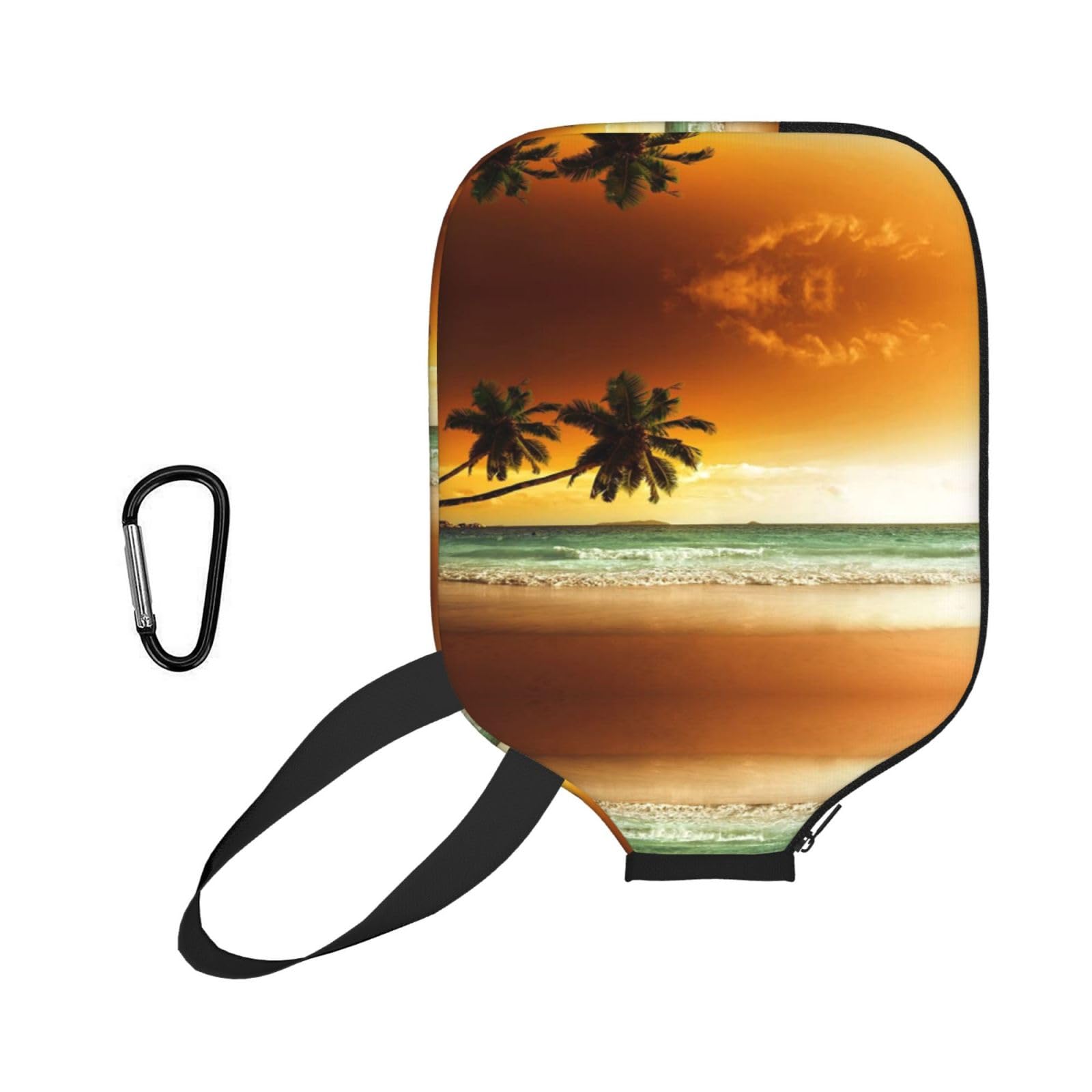 ESNAIUVCD Sunset Coconut Trees On The Beach Print