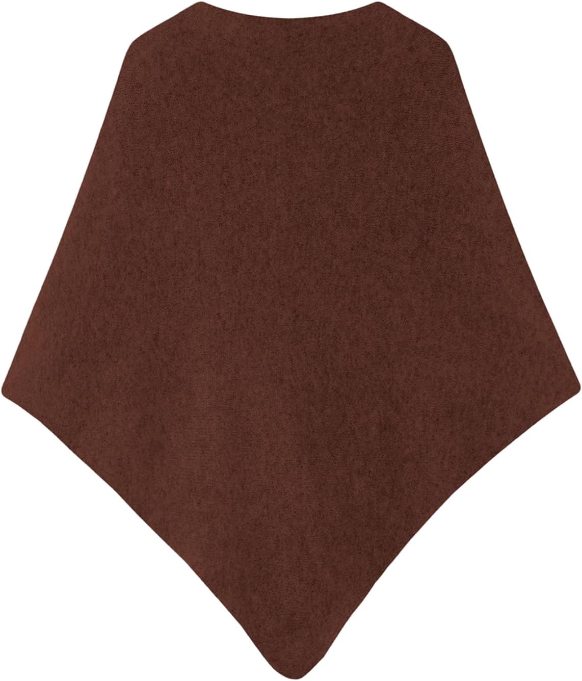 Pashmina Shawl Wraps for Women Knitted Shawls Scarf Solid Color Lightweight Poncho Wrap Tops Fall Winter Clothing - Image 4