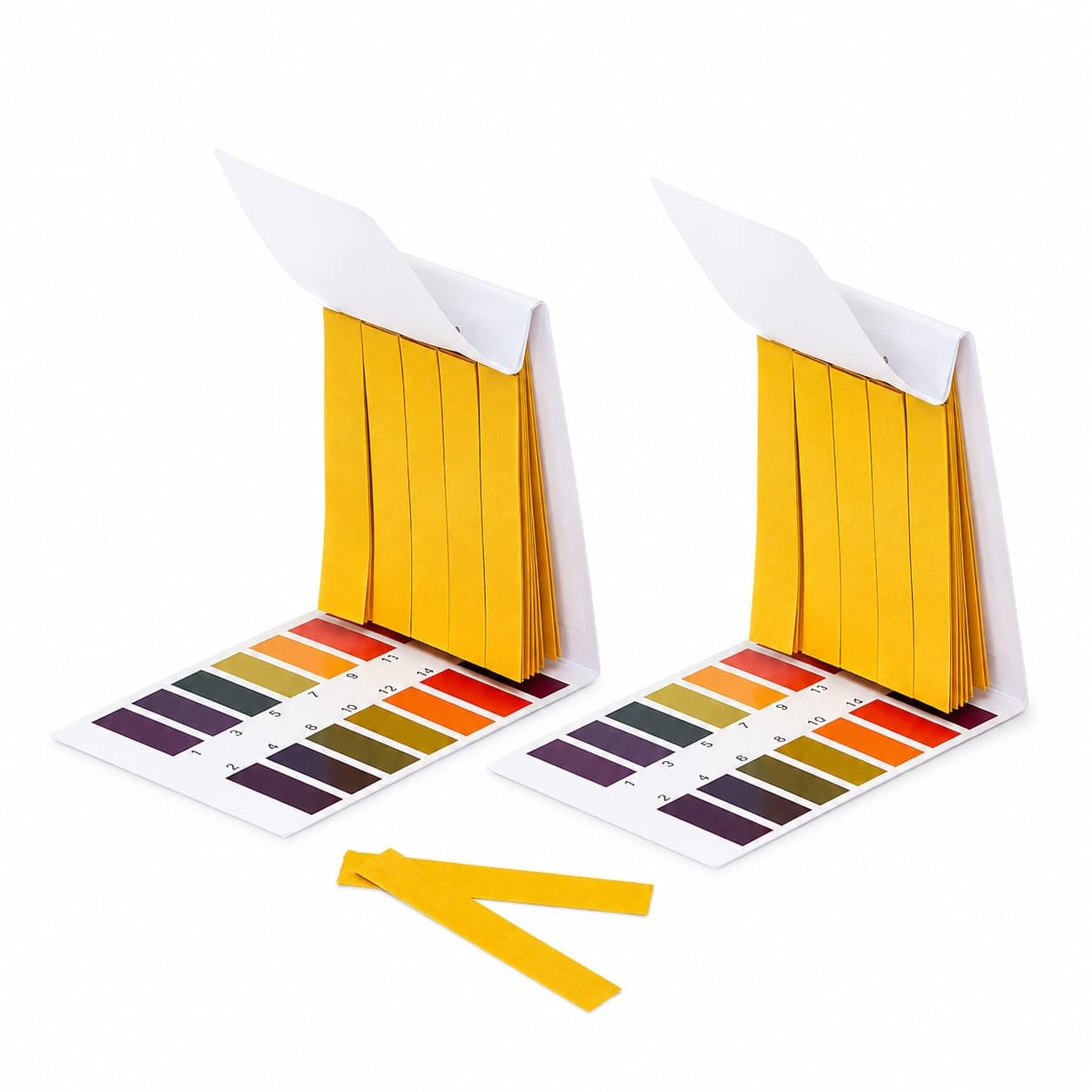 ph test paper strips 1-14 full range, pack of 80 with color chart | universal litmus testing strips for water, aquarium, pool, laboratory & home use (2)