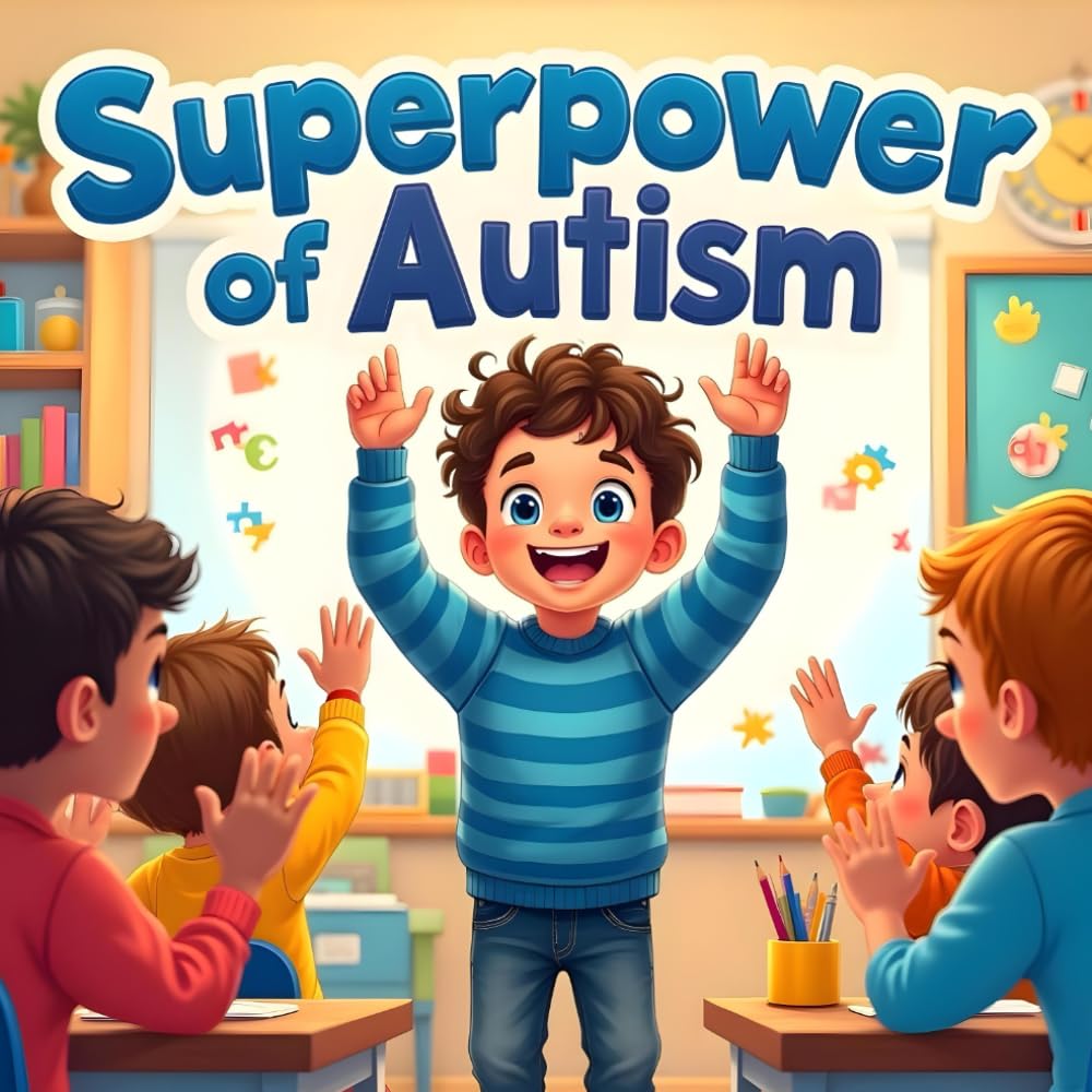 Superpower of Autism book for kids Sees the World Differently : An Inspirational Autism A Heartwarming Children's Storybook Books, Neurodiversity, Inclusion,Acceptance Awareness, Parents,Teachers