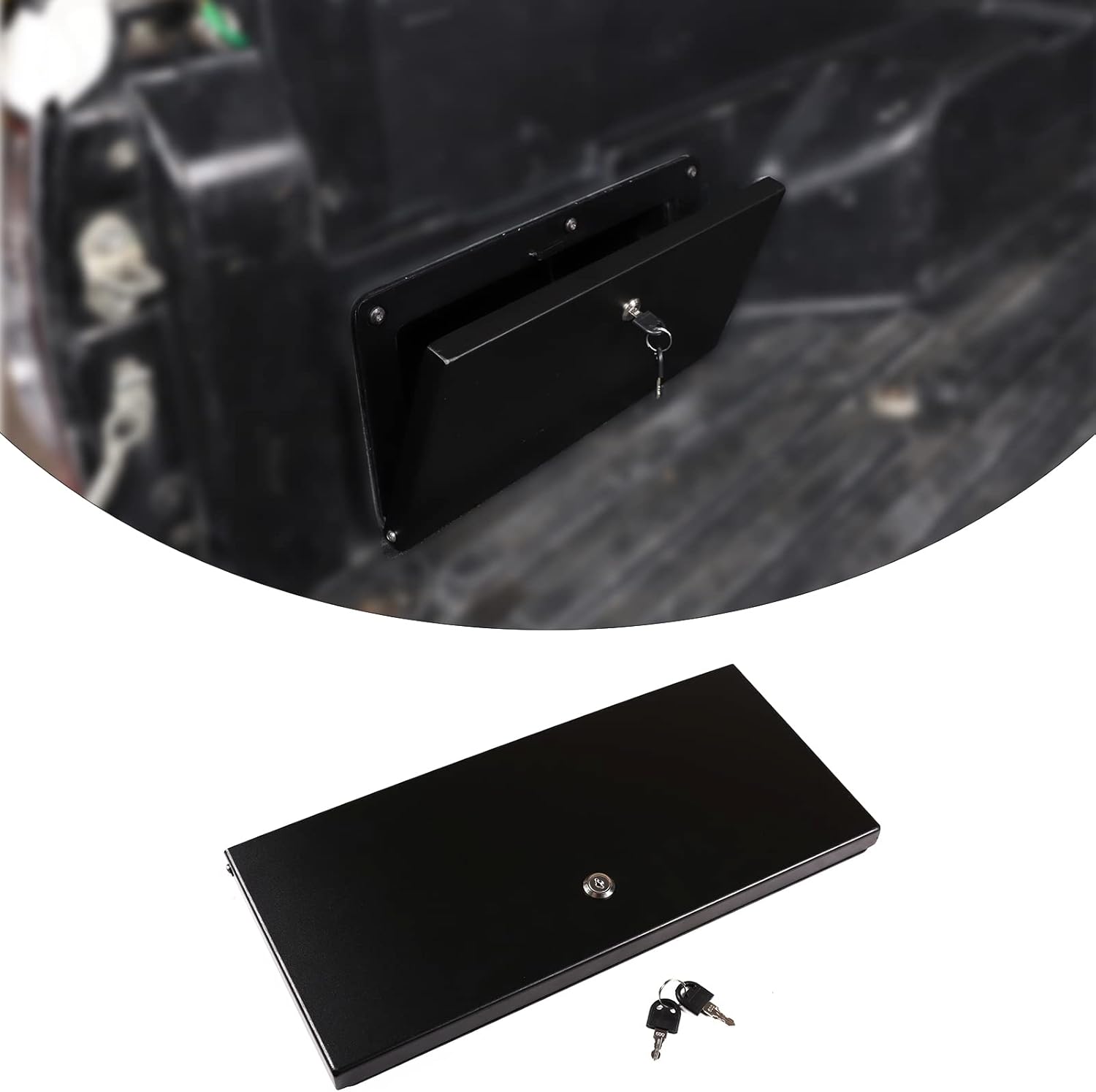 Pickup Truck Bed Storage Security Locking Lid Extra Storage Box Cover for Toyota Tacoma 2005-2021