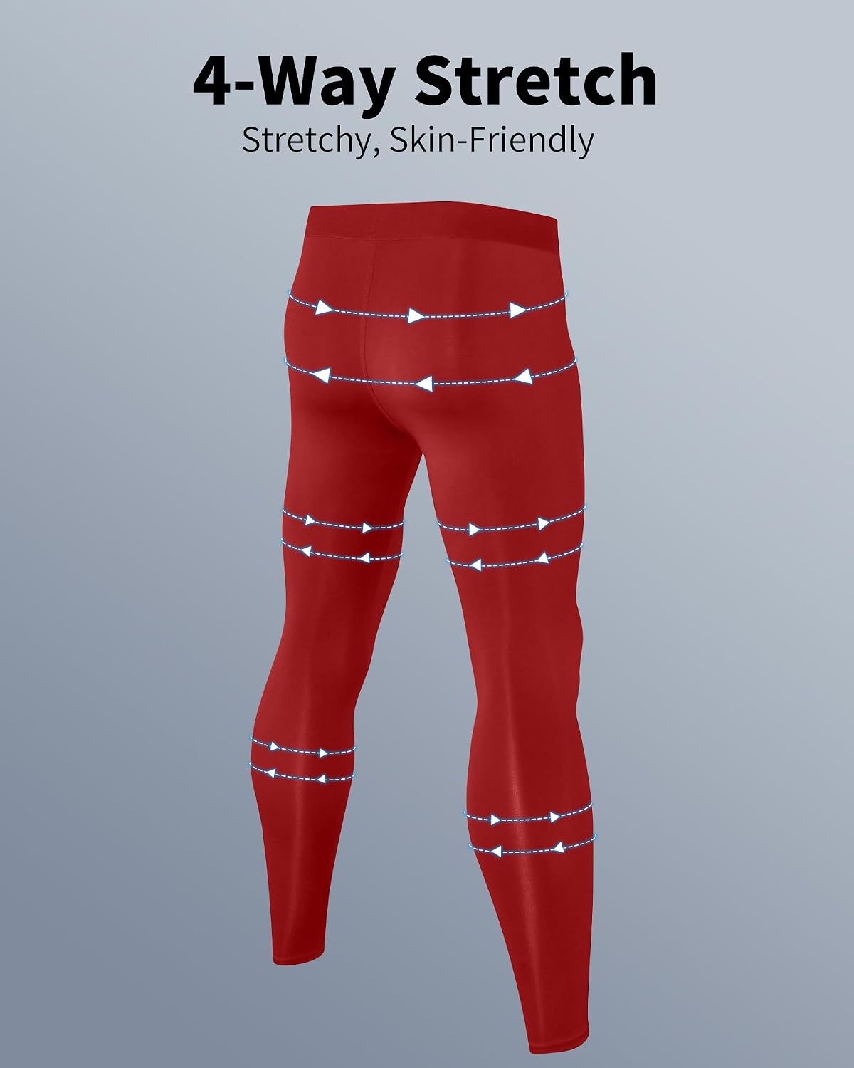 Men's Compression Pants Cool Dry Athletic Workout Leggings Running Basketball Cycling Base Layer Sports Tights