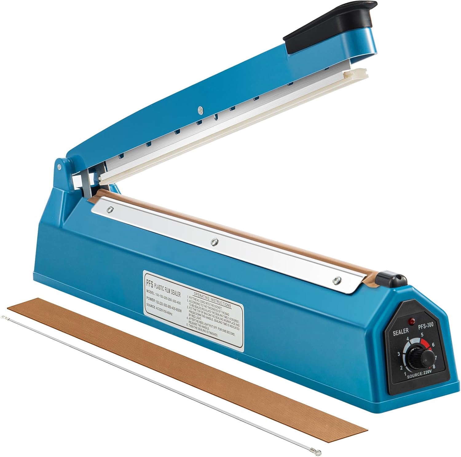 Youyijia 12" 300mm Impulse Heat Sealer Portable Sealing Machine Balloon