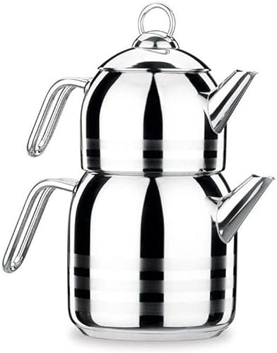 Miniatura 2 de KORKMAZ ASTRA - Tetera turca de acero inoxidable 18/10 de 2,9 litros