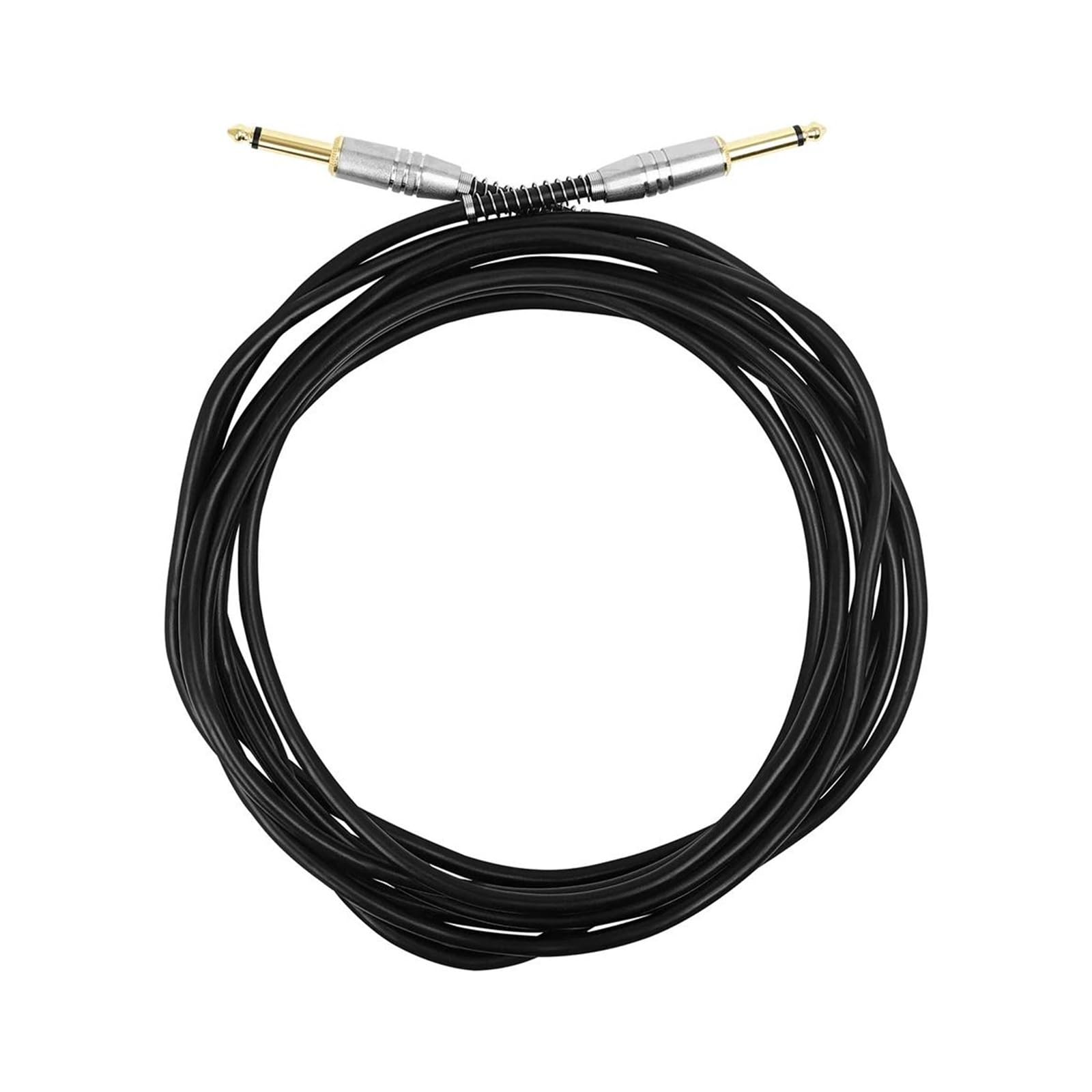 Kabel audio do gitary Kabel 5m 6,35 mm przewód połączeniowy do gitary basowej części ekranowane