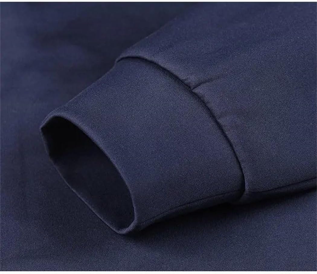 Men's Spring 2 Piece Tracksuit Set Long Sleeve Stand Collar Top Straight Leg Pants Loose Breathable Sports Outfit
