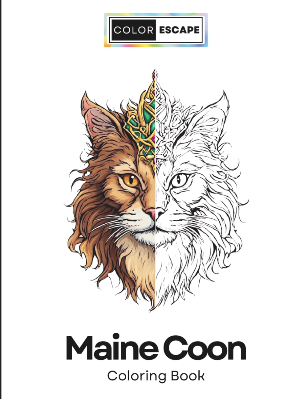 Maine Coon Coloring Book