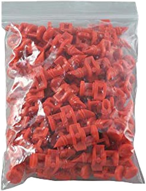 SUCOHANS 500 Count 360 Degree Micro Sprayer Fan Jet Hydroponic Aeroponic Misters Cloners - 360 Sprayer Red (500)