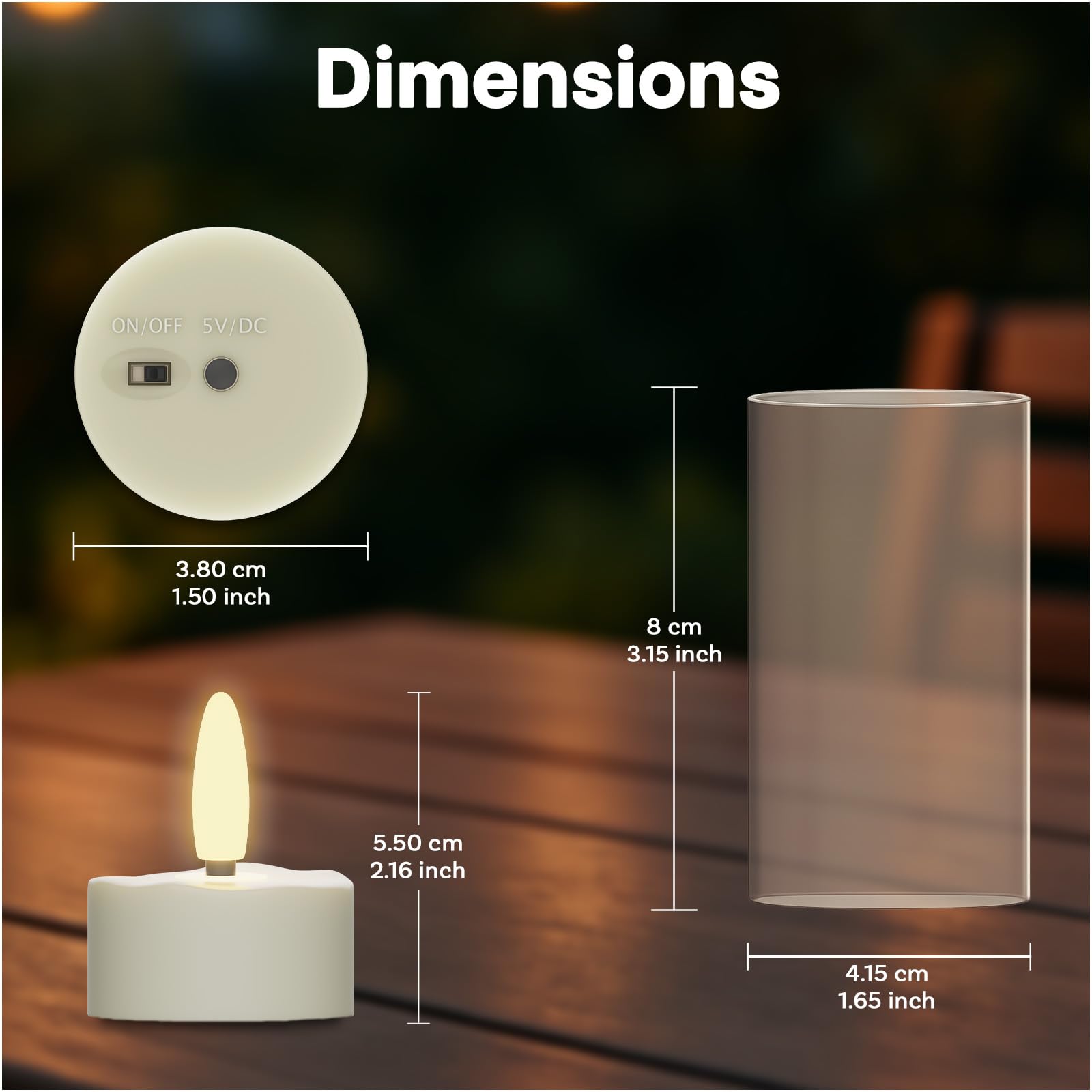 LED Teelichter Wiederaufladbar mit Fernbedienung, Timer & Ladestation by MMOBIEL – 12 Stück USB Flammenlose Aufladbare Teelichter Kerzen für Zuhause, Tisch, Hochzeit & Weihnachtsdeko