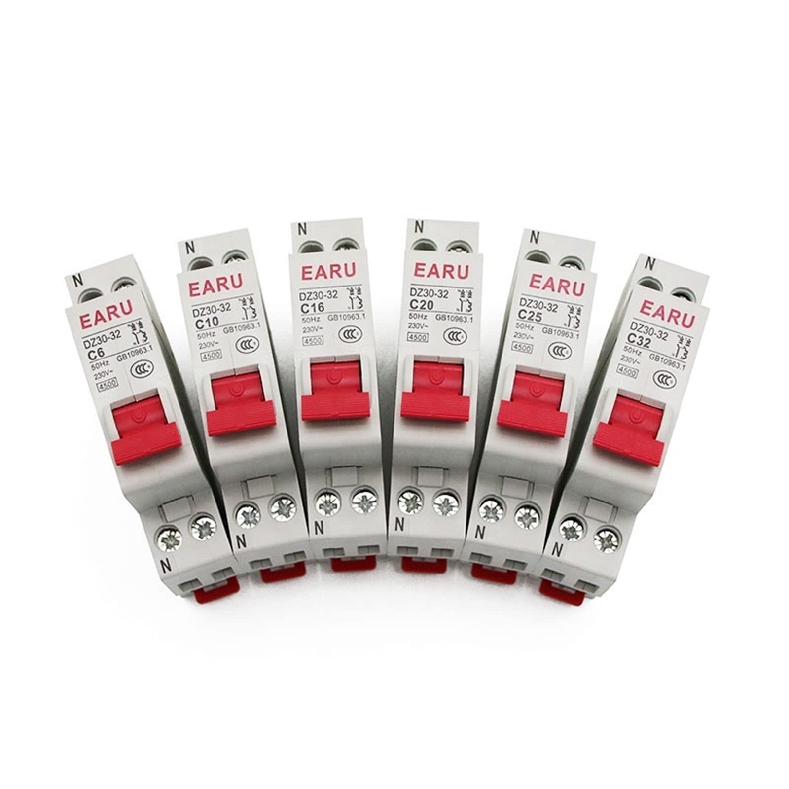 Mini-disjoncteur EPN 1P+N 20A avec coupure magnétothermique précise