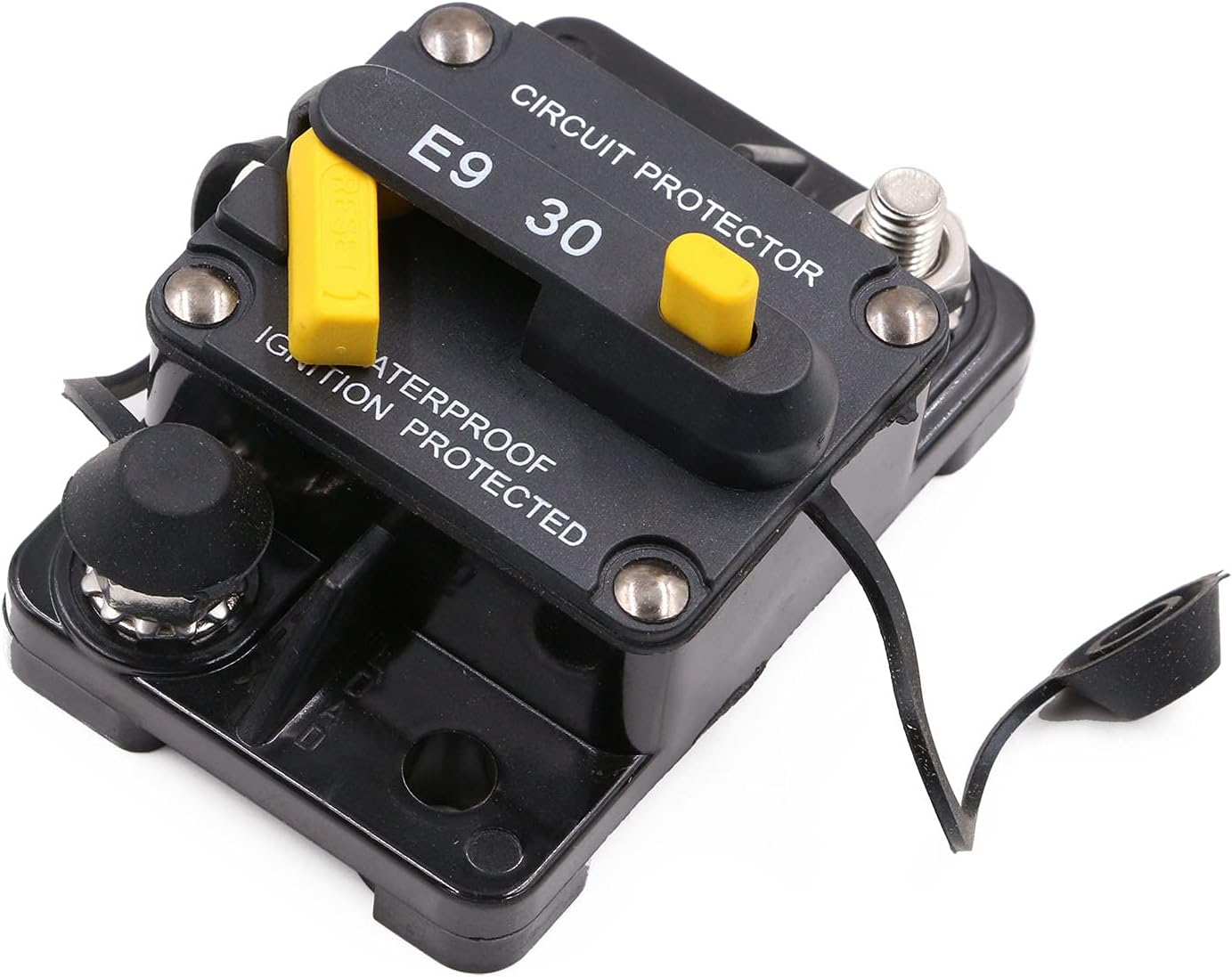 Black Friday - 70% OFF Gloaso 30 Amp Circuit Breaker 12V - 48V DC Waterproof Heavy Duty Manual Rest Breakers Surface-Mount for Car Marine Solar Battery Bank 30A 40% Off Discount Gloaso 30 Amp Circuit Breaker 12V - 48V DC Waterproof Heavy Duty Manual Rest Breakers Surface-Mount for Car Marine Solar Battery Bank 30A