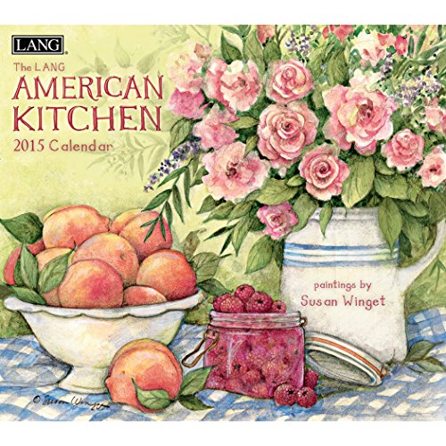 Lang January to December, 13.375 x 24 Inches, Perfect Timing American Kitchen 2015 Wall Calendar by Susan Winget (1001777)