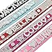Senristar Personalisierte Bling Strass Hundehalsband mit Namen, Benutzerdefinierte Glitter Crystal Diamond Hundehalsband für Kleine Mittlere Große Hunde