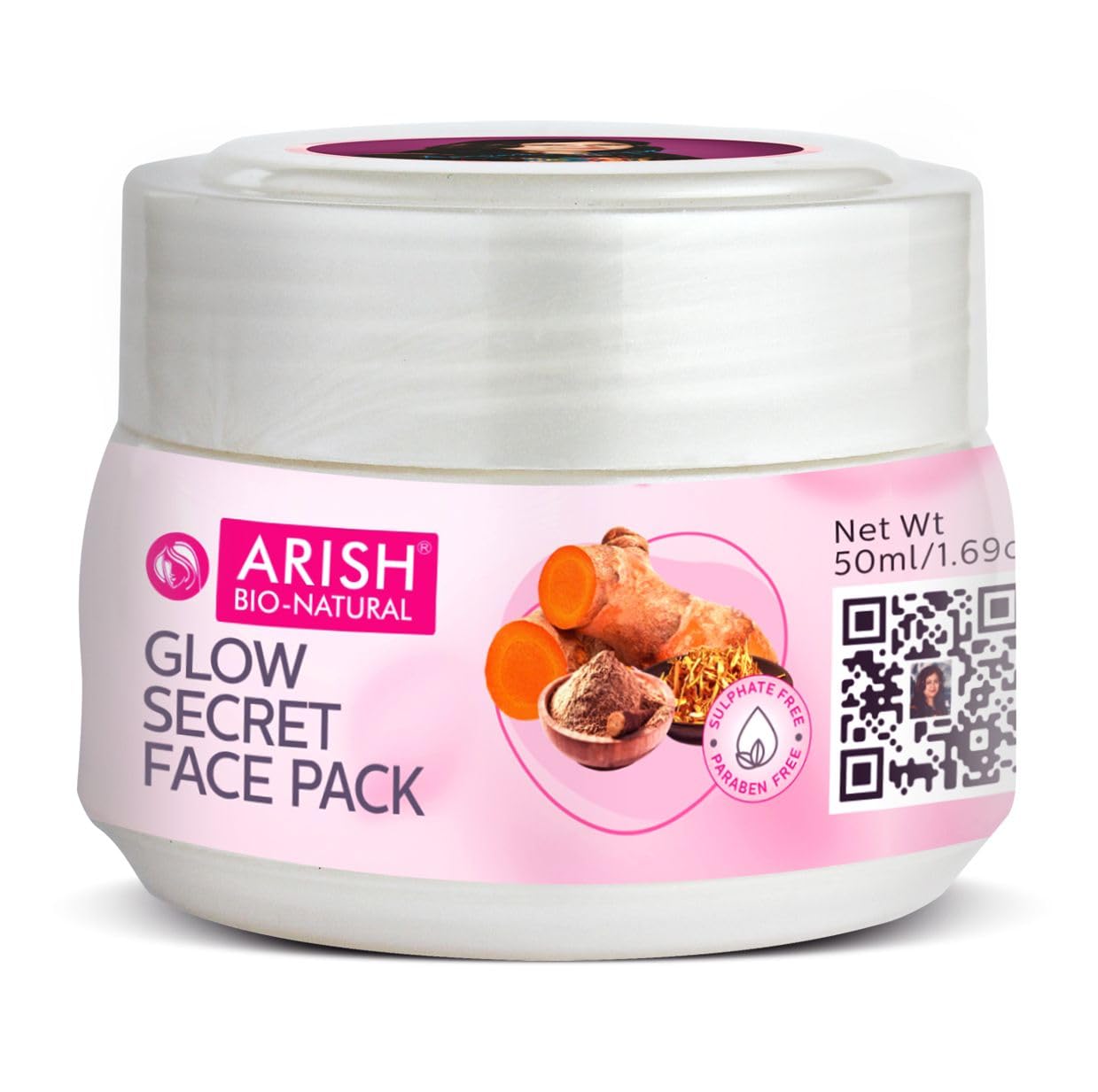 ARISH BIO-NATURAL Glow Secret Face Pack (50Ml)