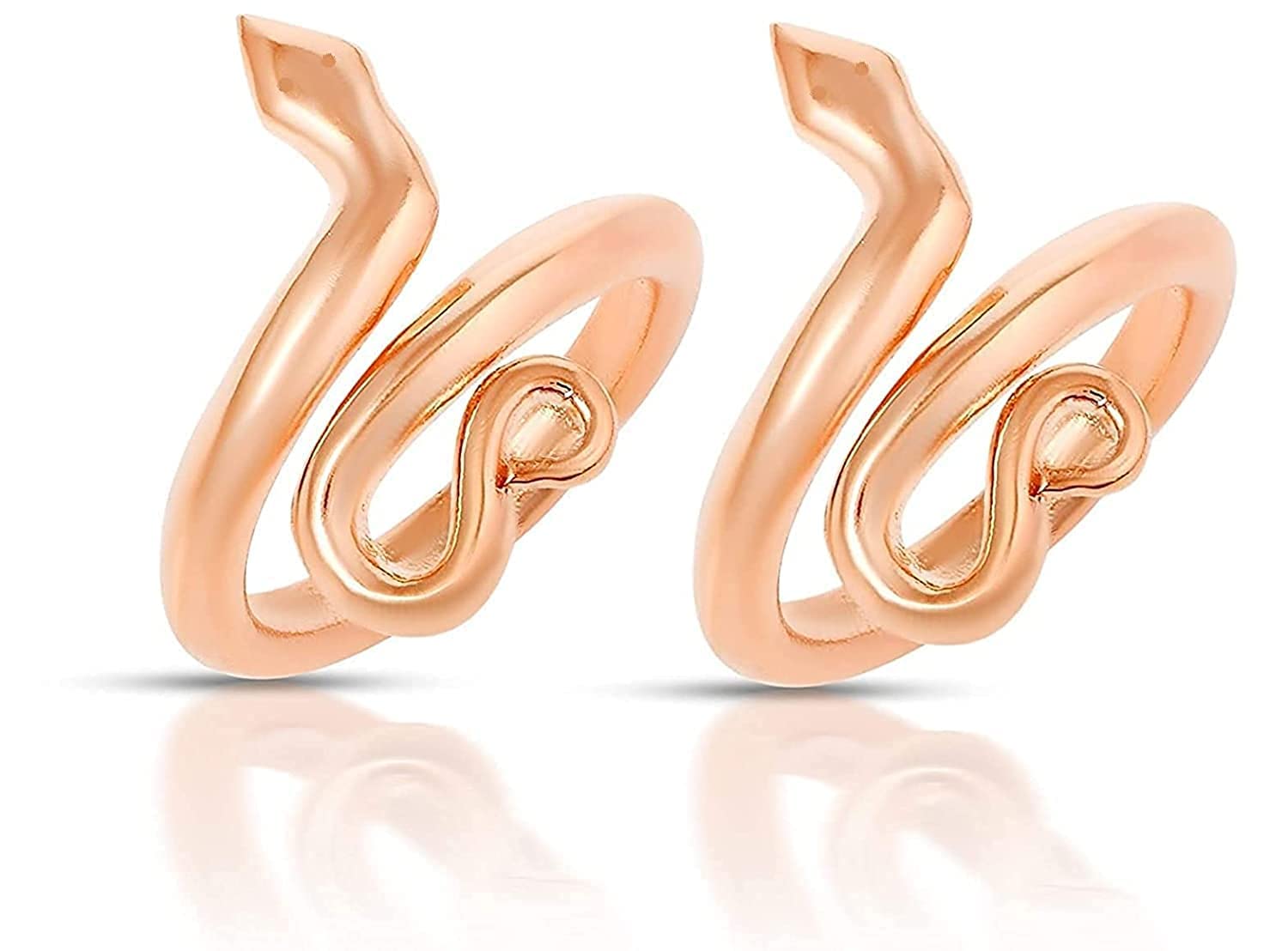 VIDEH Simple Plain Snake Copper Ring for Men and Women (SIMPLE SNAKE RING PK 2) (B0C23FMPSB) Amazon Price History, Amazon Price Tracker