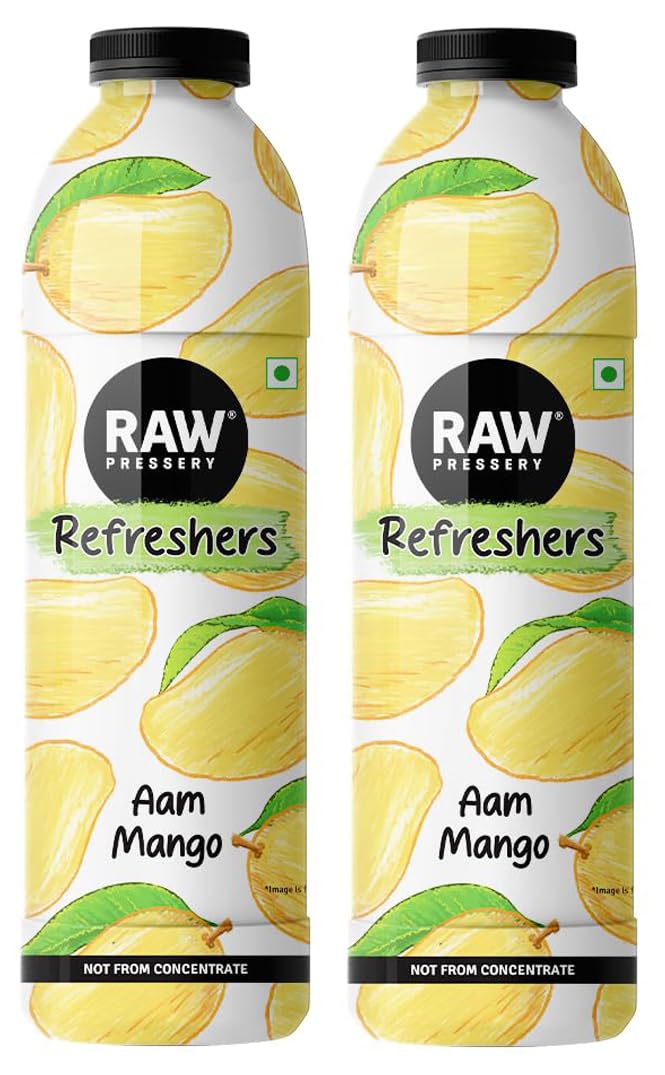 Raw Pressery Refreshers Aam Mango 750 ml (Pack of 2)