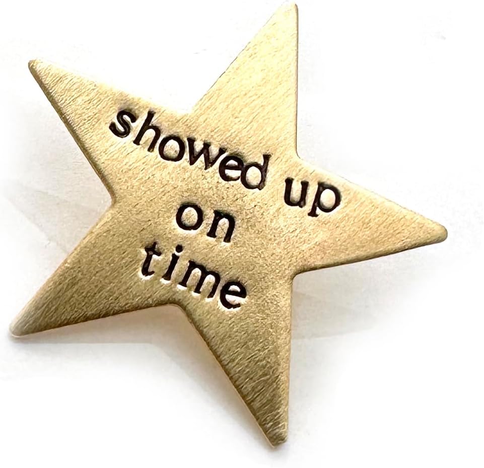 Adult Adulting Gold Star Pin
