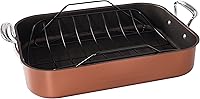 Vista 1 de Nordic Ware Tostador de pavo con estante, cobre