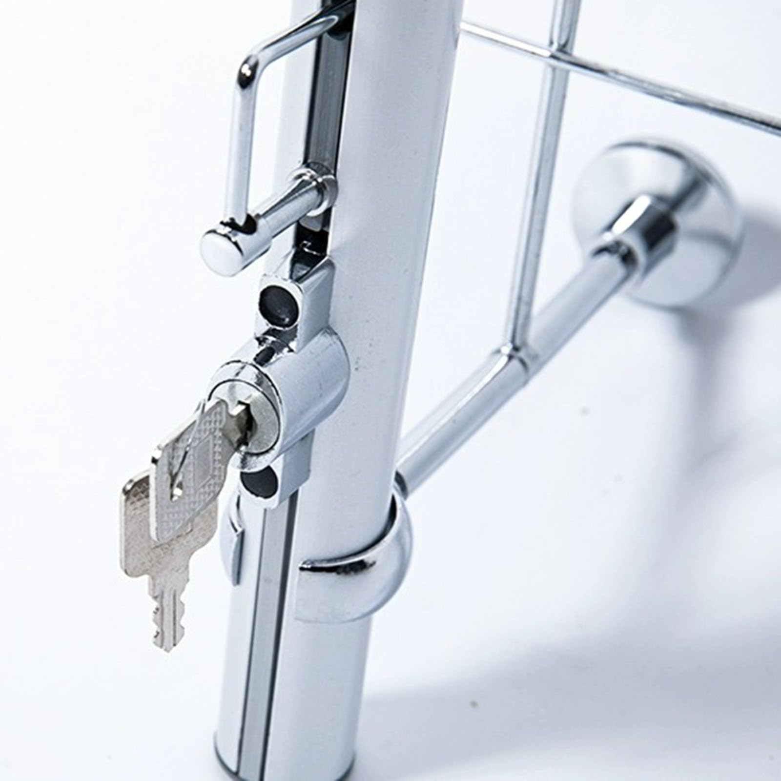 Supporto per Occhiali in Lega di Alluminio, Espositore per Occhiali da Parete Espositore per Occhiali da Sole con Serratura antifurto,Portaoggetti per Occhiali da Lettura con Decorazione da Parete