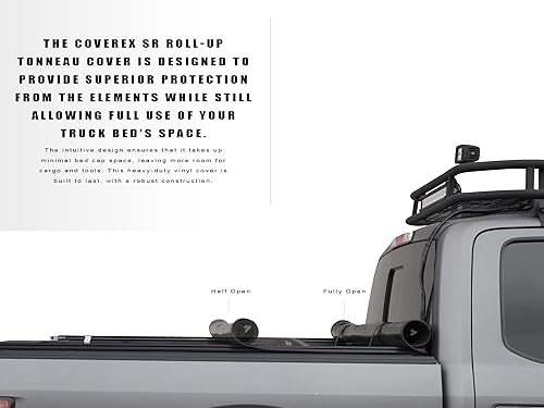 Miniatura 5 de Armordillo USA 8701461 CoveRex SR Series - Cubierta tonneau enrollable suave para caja de camioneta compatible con Ford F150 F-1502017-2024 Ford
