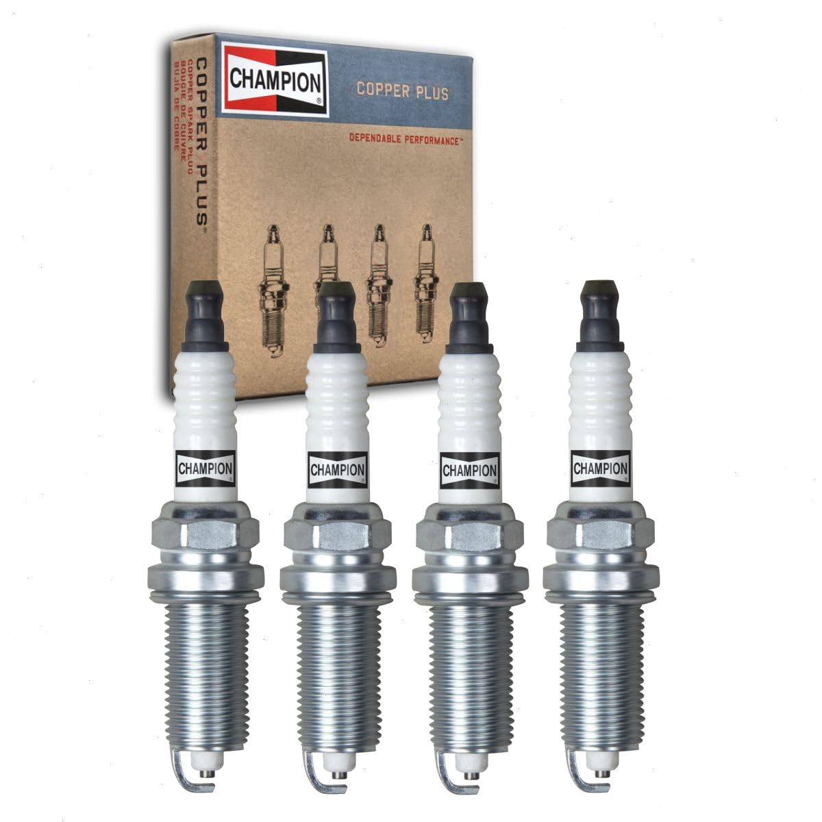 Amazon.com: 4 pc Champion Copper Plus Spark Plugs compatible with