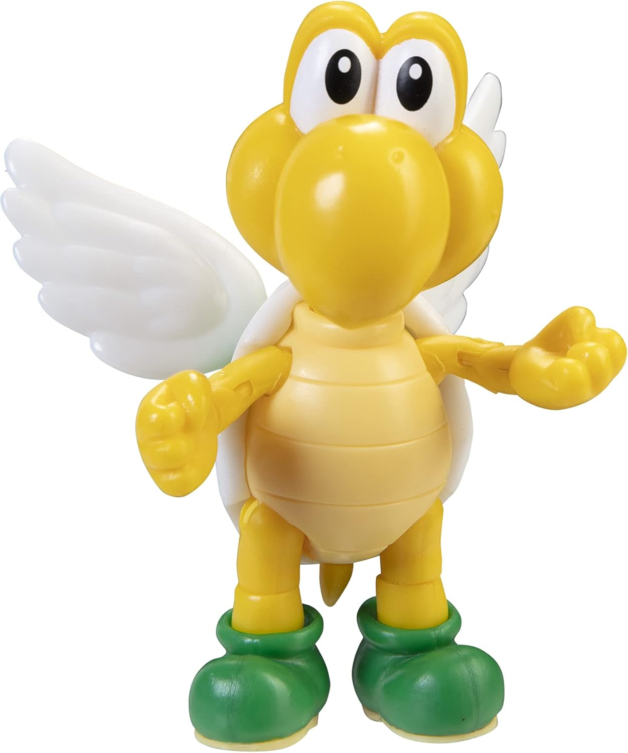 Super Mario Action Figure 4 Inch Green para Koopa Troopa Collectible Toy with Wings Accessory