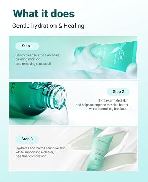 BRING GREEN TEA TREE CICA TRIAL KIT | Travel Size Korean Skin Care Set for Acne-Prone, Sensitive Skin | Zinc Teca Serum, Tea Tree Cica Moisturizer & Deep Cleansing Foam | Hydrating & Oil Control