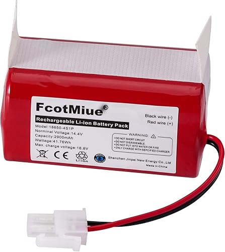 FcotMiue Batería de repuesto PX-B020 para ILIFE A4S, A4S Pro, A6, A7, A8, A9, V5, V5S, V7, V7s, V7s Plus, W400, baterías de litio de repuesto, 14.4V