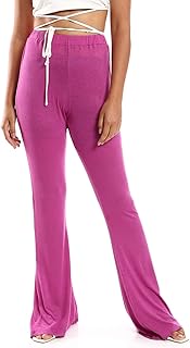 JAMILA Women Flare Fit Solid Pants PANTS