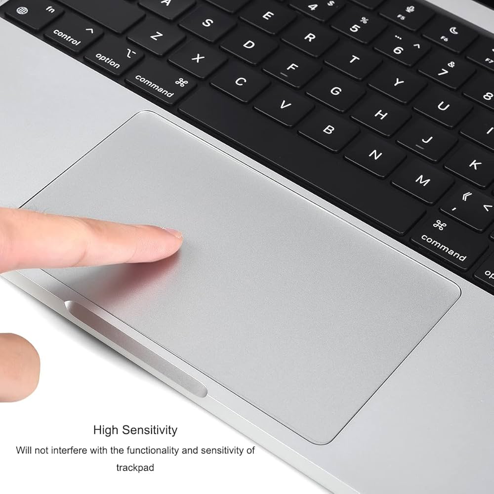 2-Pack Clear Trackpad Protectors For MacBook Air 13" (2020-2022 M1/A2337/A2179/A1932)