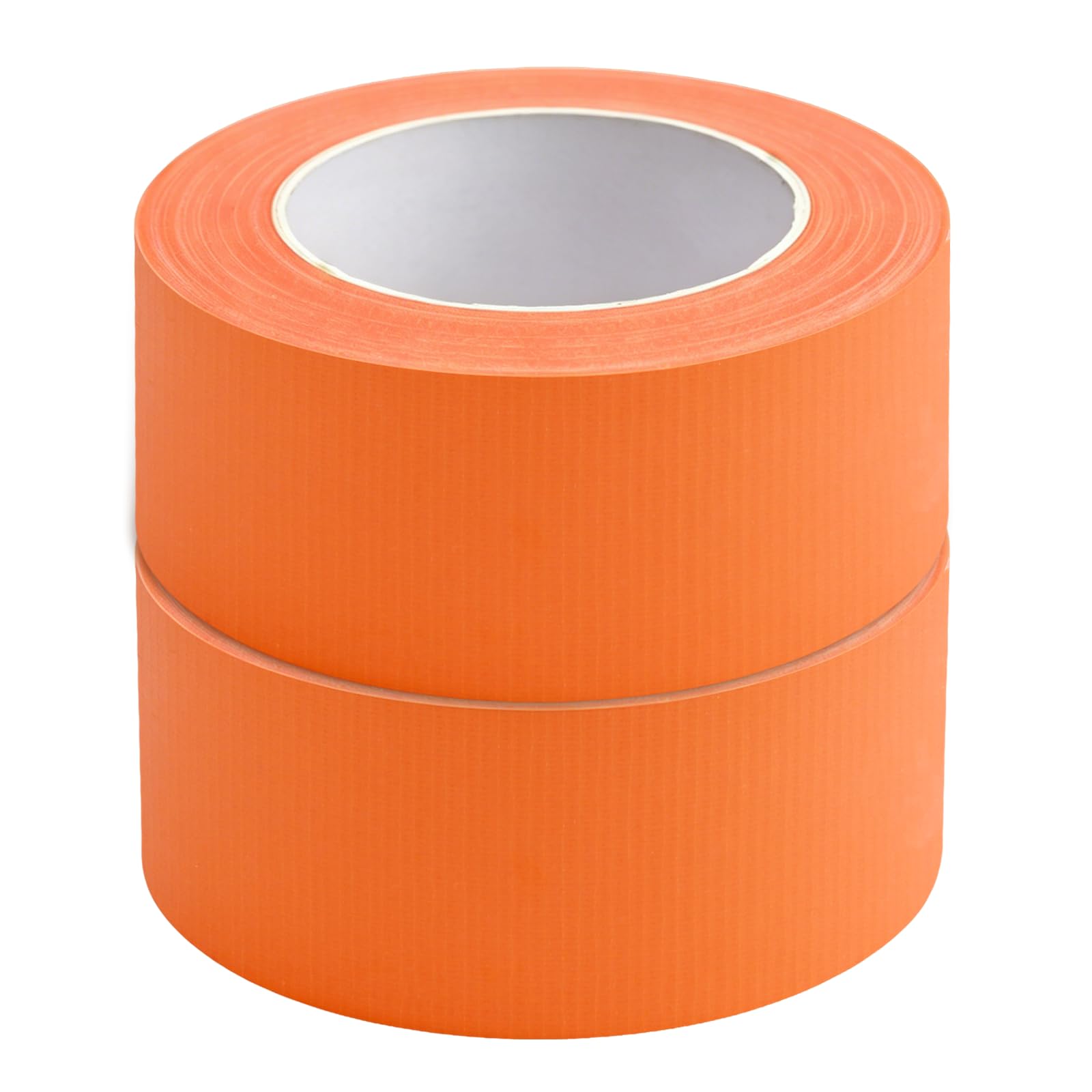 ASSRECT 2 Pack 48mm x 30m Orange Duct Tape, Waterproof Gaffer Tape