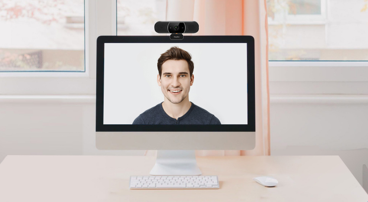 Webcam met microfoon, 2K HD-streamingwebcam met