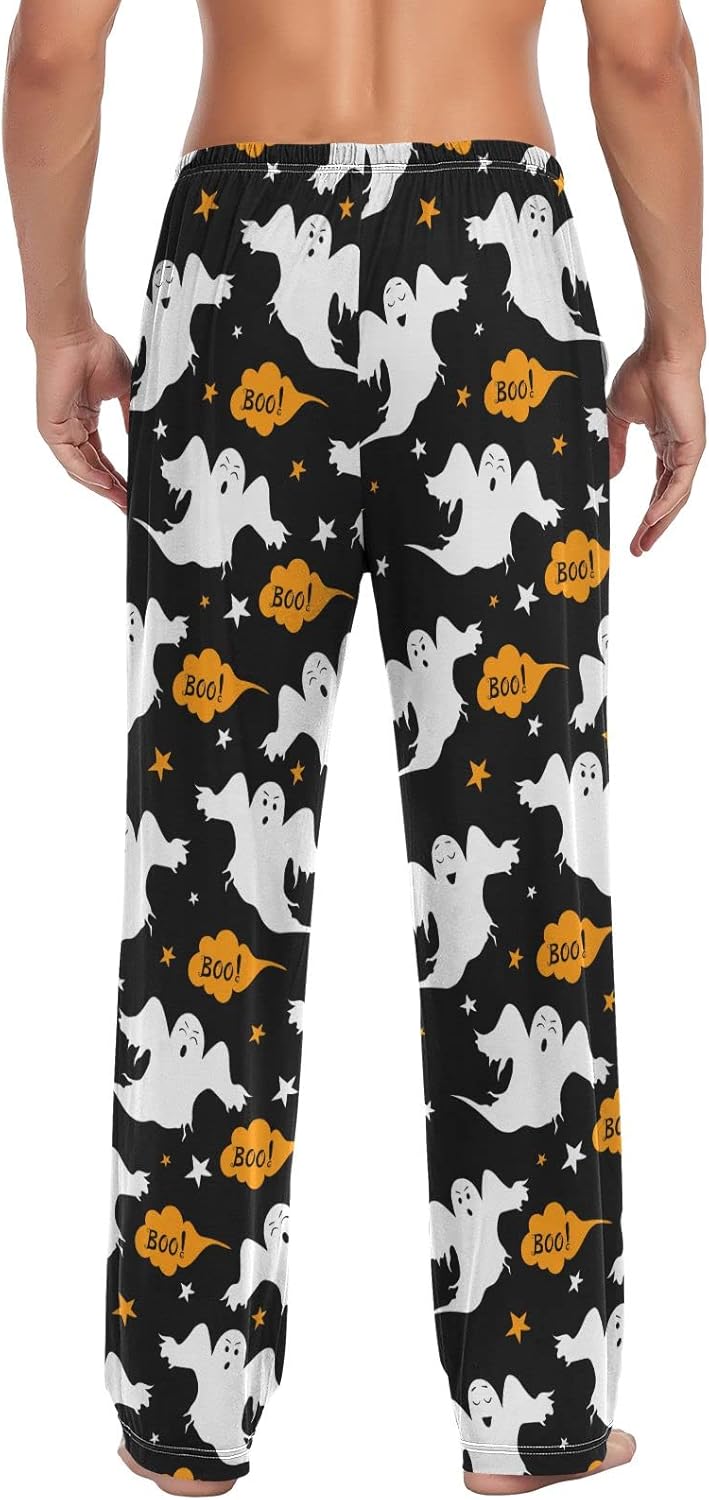 Ollabaky Pajama Pants for Men Separate Bottoms Soft Men's Sleep Lounge Pj Pants with Pockets - Image 2