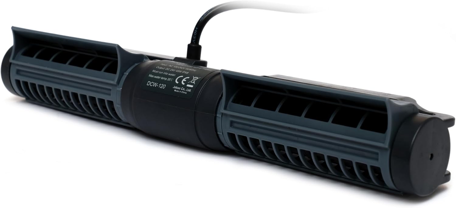 JECOD DCW-120 Bluetooth Submersible Vario Cross Flow Wave Maker Pump, 4300-4600GPH