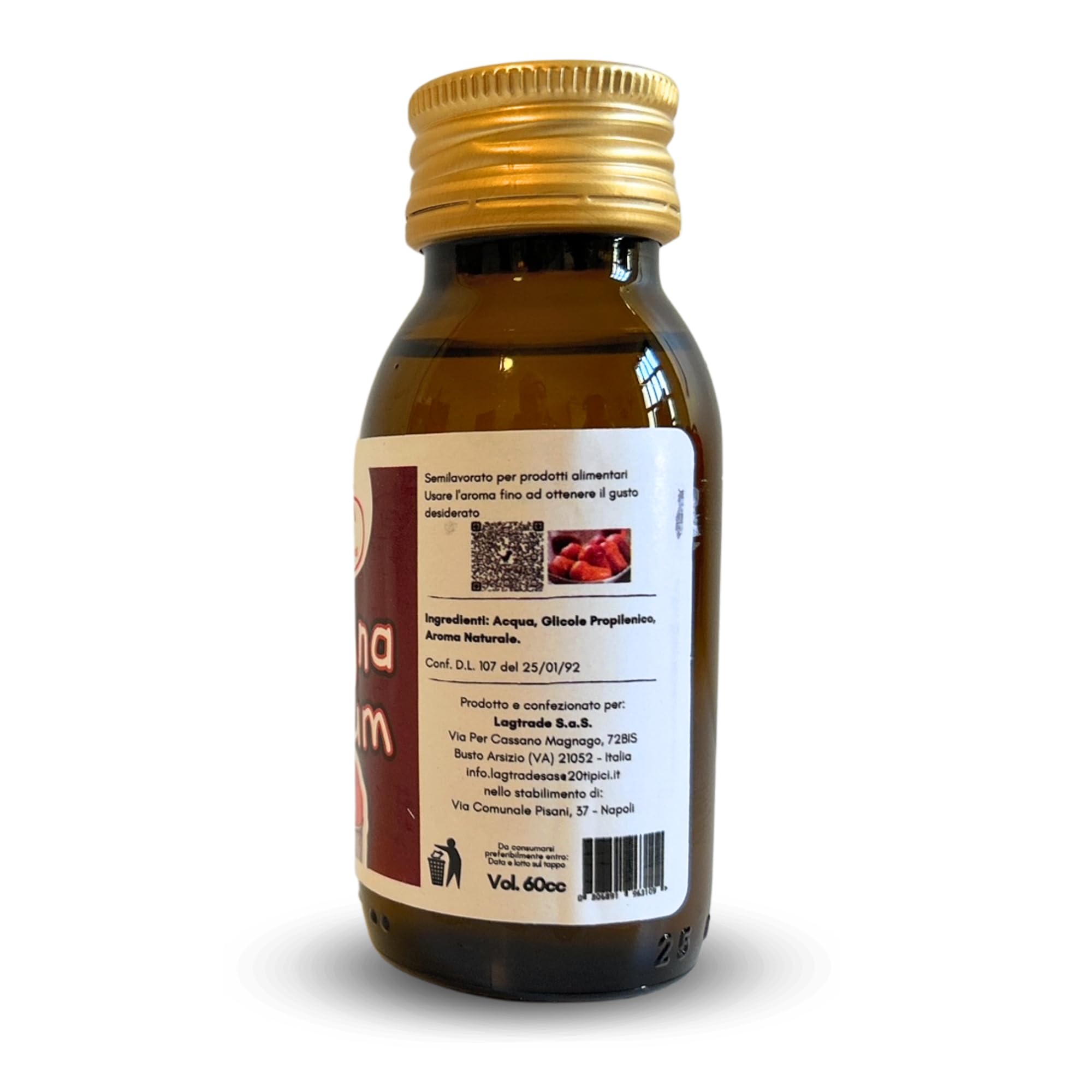 20Tipici® Aroma Naturale 60ml - Bagna Analcolica Babà Napoletani - Pastiera Napoletana Pasqua 2025 Bagna Al Roum 60ml (Bagna Analcolica)