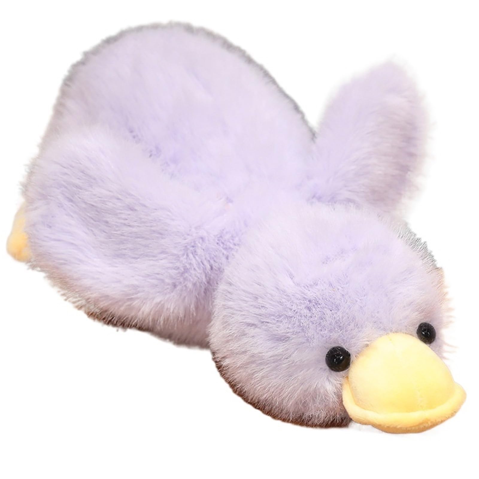 KUKUShining Duck Plush Toy, Cute Stuffed Animal Dolls Soft Fluffy Hugging Pillow Plushie For Kids Adults Perfect(Purple,30cm/11.8in)